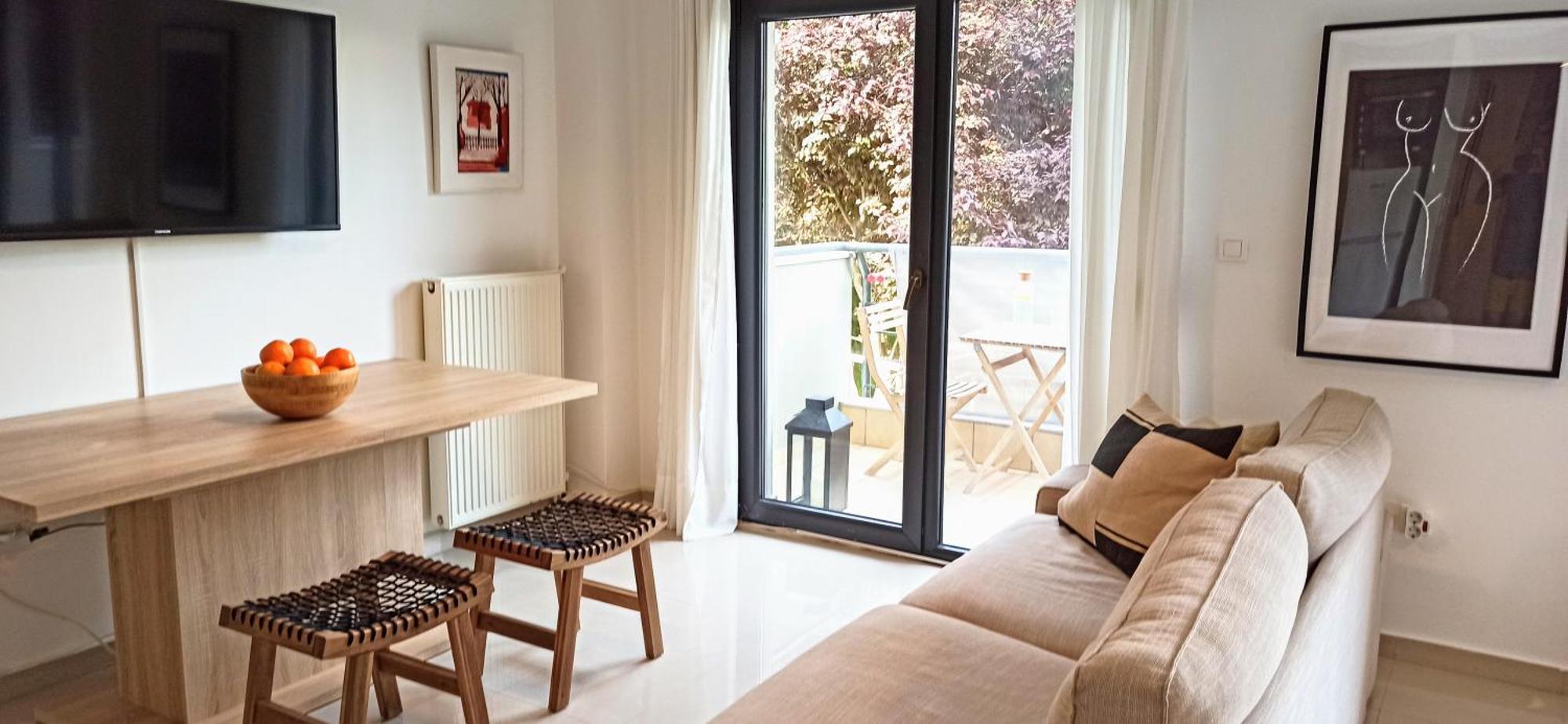 Grand Getaway Suite 300Mts From The Beach Peraia  Exterior photo